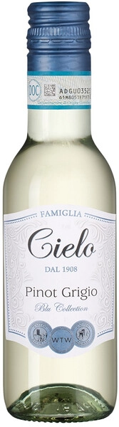 Вино Cielo e Terra, Pinot Grigio delle Venezie DOC, 2023, 187 мл