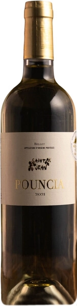 Вино Domaine Saint Jean, Pouncia Blanc, Bellet AOP, 2021