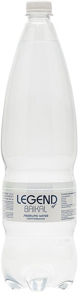 Вода Legend of Baikal Sparkling, PET, 1.5 л