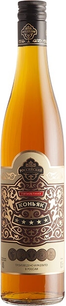 Коньяк Российский 5 Звездочек, 0.5 л