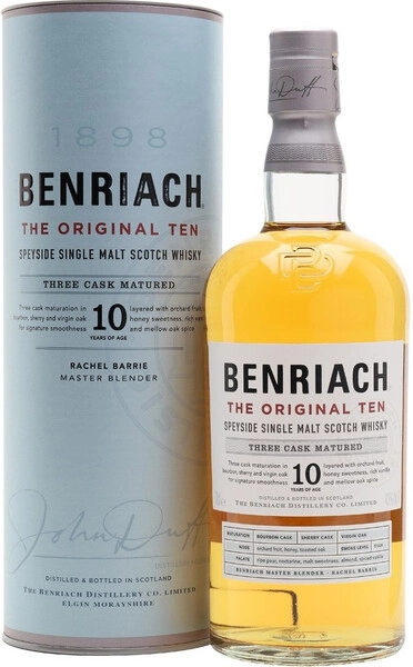 Виски Benriach The Original Ten, in tube, 0.7 л