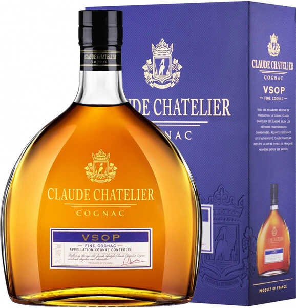 Коньяк Claude Chatelier VSOP, gift box, 0.7 л