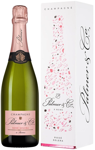 Шампанское Palmer & Co, Rose Solera, Champagne AOC, gift box