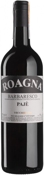 Вино Roagna, Barbaresco Paje Vecchie Viti DOCG, 2017