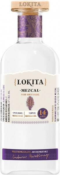 Мескаль Lokita Mezcal Madrecuixe 14 Anos, 0.7 л