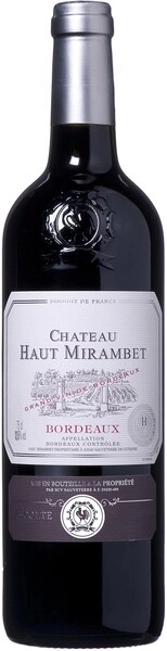 Вино Chateau Haut Mirambet, Bordeaux АОC, 2021