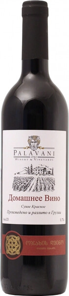 Вино Palavani, "Homemade Wine" Red Dry