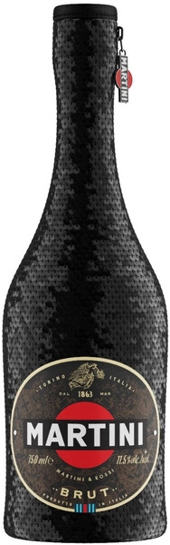 Игристое вино Martini Brut, case Sequins