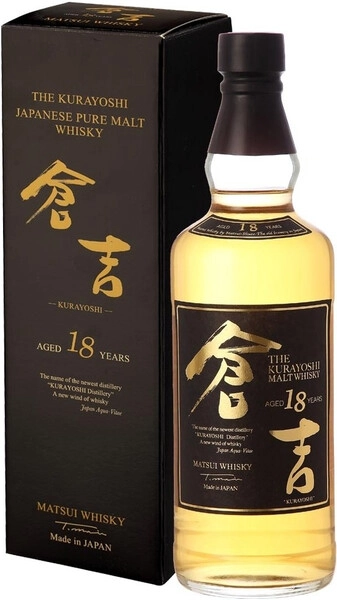 Виски The Kurayoshi Pure Malt 18 Years, gift box, 0.7 л