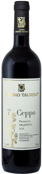 Вино Cosimo Taurino, 7 Ceppo Primitivo Salento IGP