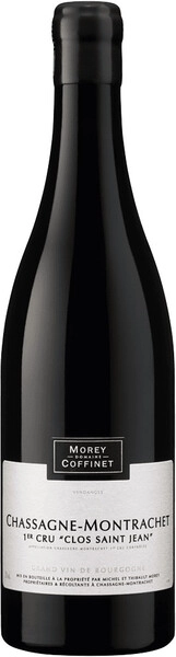 Вино Morey-Coffinet, Chassagne Montrachet 1-er Cru Clos Saint Jean AOC, 2021