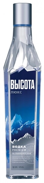 Водка Высота Премиум Люкс (на ледниковой воде), 0.75 л