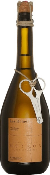 Шампанское Jean-Claude Mouzon, "Les Delies" Chardonnay Grand Cru Zero Dosage, Champagne AOC, 2013