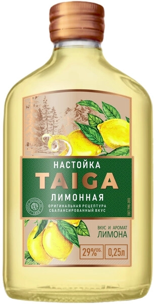 Ликер "Taiga" Limonnaya, 250 мл