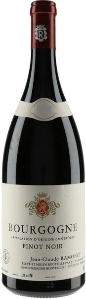 Вино Jean-Claude Ramonet, Bourgogne Pinot Noir AOC, 2021, 1.5 л