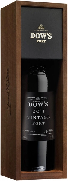 Вино Dow's Vintage Port, Douro, 2011, wooden box