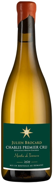Вино Julien Brocard, Chablis 1-er Cru Montee de Tonnerre AOC, 2020