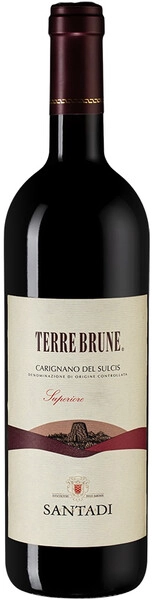 Вино Terre Brune, Carignano del Sulcis DOC Superiore, 2016