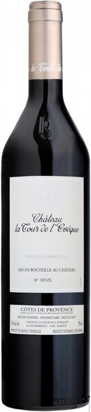 Вино Chateau La Tour de L'Eveque, Cotes de Provence AOC, 2015