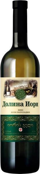 Вино Долина Иори Белое Полусладкое