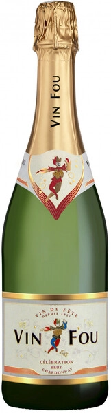 Игристое вино Vin Fou Chardonnay Celebration Brut
