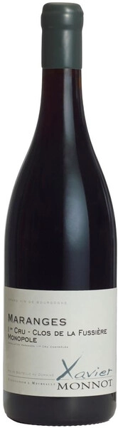 Вино Domaine Xavier Monnot, Maranges 1er Cru Clos de la Fussiere Monopole AOC, 2022