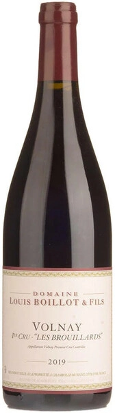 Вино Domaine Louis Boillot & Fils, Volnay 1er Cru Les Brouillards AOC, 2019