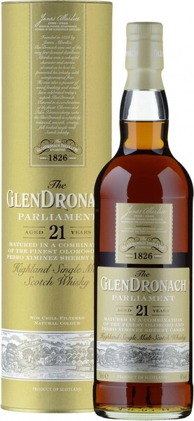 Виски Glendronach, Parliament 21 Years Old, in tube, 0.7 л
