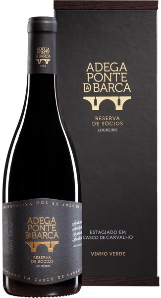 Вино Ponte da Barca Loureiro Reserva de Socios, Vinho Verde DOC, 2018, gift box