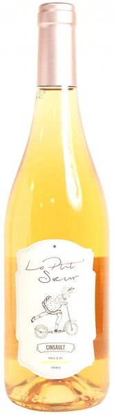 Вино La Ptit' Soeur Cinsault Rose, Pays d'Oc IGP, 2020