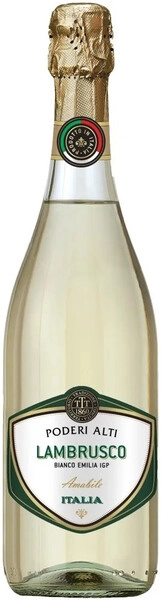 Игристое вино Lambrusco Dell'Emilia Poderi Alti IGT