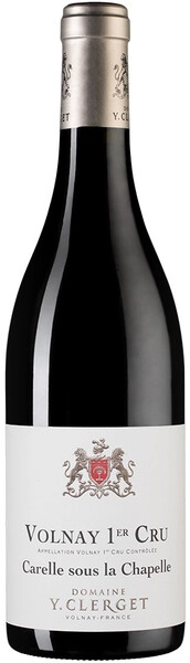 Вино Domaine Yvon Clerget, Volnay 1er Cru Carelle sous la Chapelle AOC, 2018