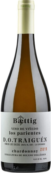 Вино Baettig, Los Parientes Chardonnay, Traiguen DO, 2019