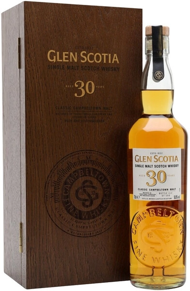 Виски Glen Scotia 30 Years Old, wooden box, 0.7 л