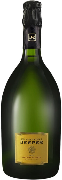 Шампанское Champagne Jeeper, Blanc de Blancs Grande Reserve Brut, Champagne AOC, 1.5 л