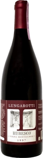 Вино Rubesco Riserva Vigna Monticchio, Torgiano Rosso Riserva DOCG, 1997