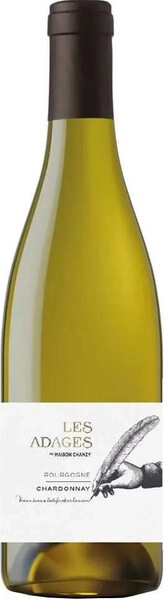 Вино Chanzy, Les Adages Chardonnay, Bourgogne AOC, 2018