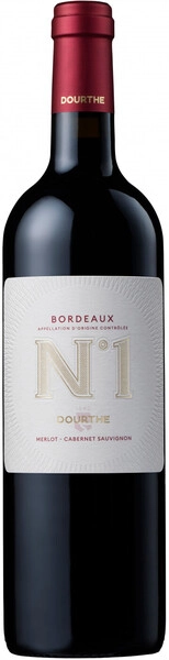Вино Dourthe №1 Merlot-Cabernet Sauvignon, Bordeaux AOC, 2021