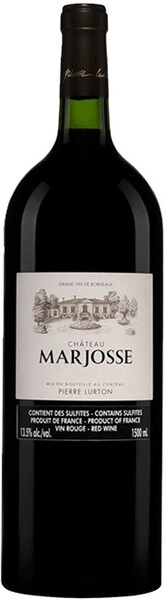 Вино Chateau Marjosse Rouge, Bordeaux AOC, 2018, 6 л