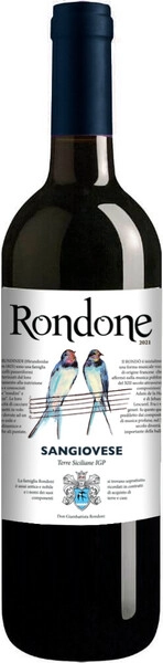 Вино Rondone Sangiovese, Terre Siciliane IGP, 2022