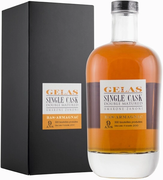 Арманьяк Gelas, Single Cask 9 Ans, gift box, 0.7 л
