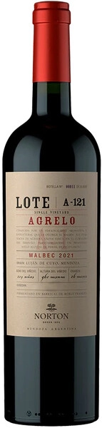 Вино Norton, Lote Agrelo A-121, 2021