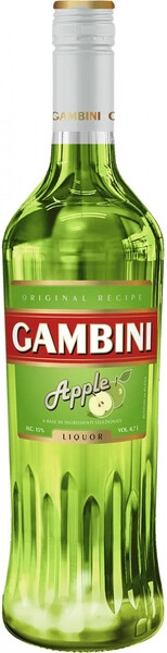 Ликер KVKZ, "Gambini" Green Apple, 0.7 л