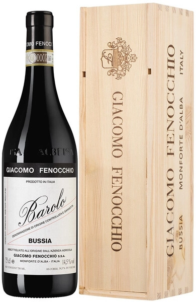 Вино Giacomo Fenocchio, Barolo Bussia DOCG, 2019, wooden box