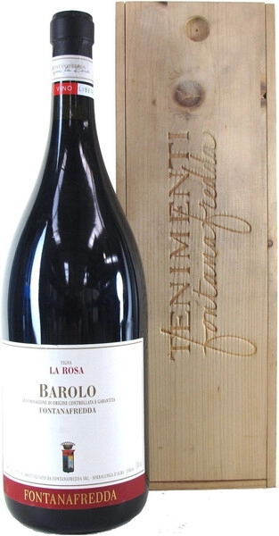 Вино Fontanafredda, La Rosa, Barolo DOCG, 2013, wooden box, 1.5 л