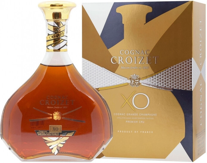 Коньяк Croizet XO, Cognac AOC, in decanter & gift box, 0.7 л
