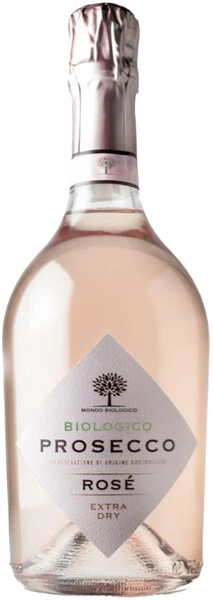 Игристое вино Mondo Biologico Prosecco Rose Extra Dry, Treviso DOC
