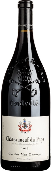 Вино Charles Van Canneyt, Chateauneuf du Pape AOC, 2013, 1.5 л