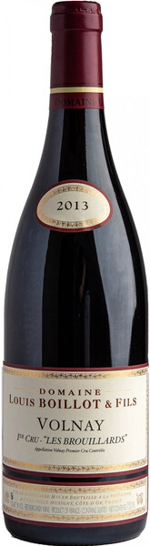 Вино Domaine Louis Boillot & Fils, Volnay 1er Cru "Les Brouillards" AOC, 2013