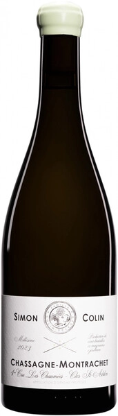 Вино Simon Colin, Chassagne-Montrachet 1-er Cru "Les Chaumees" Clos St-Abdon AOP, 2023